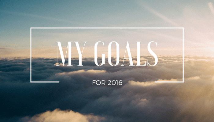 My Goals for 2016 FI