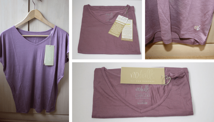 No Balls - Purple yoga t-shirt collage 3