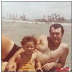 Childhood Memories – With My Dad At The Beach