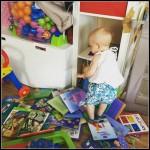 Wicked Wednesday #3 – Baby Sienna loves books!