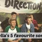 Bella’s 5 favourite songs