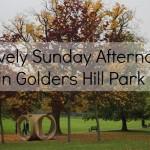 A Lovely Sunday Afternoon in Golders Hill Park