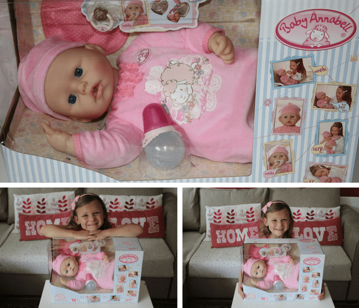 Baby Annabell box collage