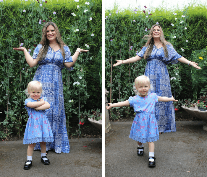 Mummy & Sienna Dress No 2 collage