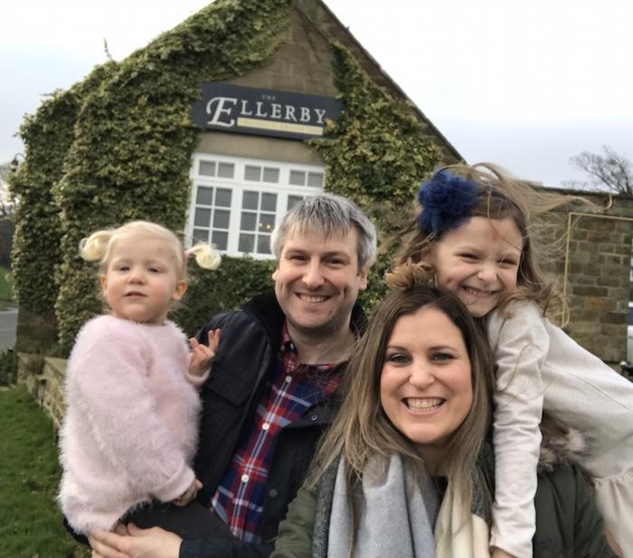 Happy family at The Ellerby