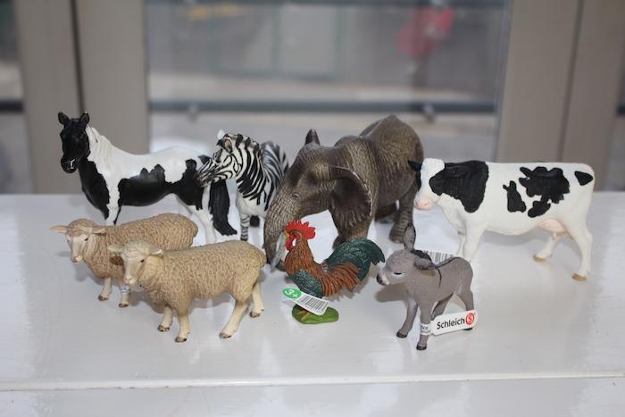 Schleich farm animal figurines