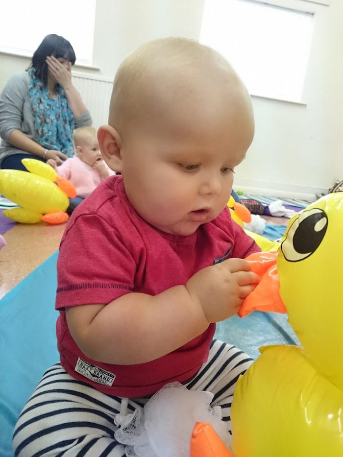 14 Month Old at the Children's Centre