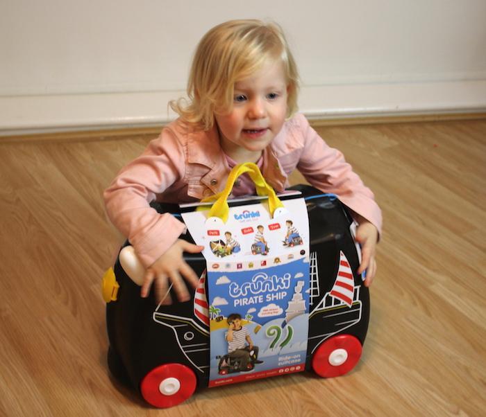 Sienna with Pedro the Pirate Ship Trunki 1