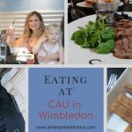 Eating at CAU in Wimbledon