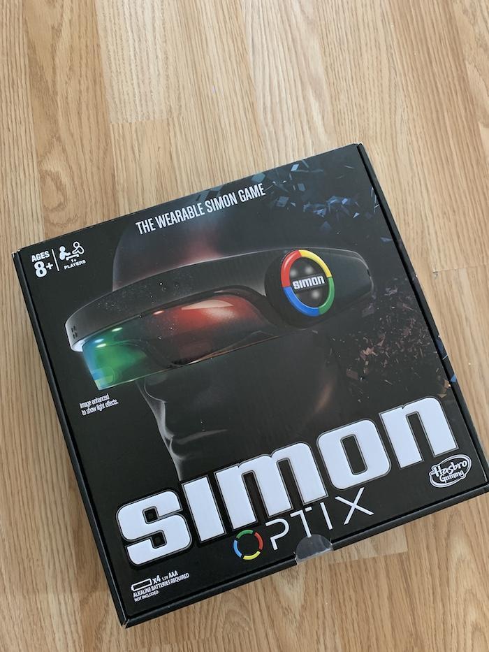 Hasbro Gaming Simon Optix Electronic Touch Game with Headset Light & Sound Toy 