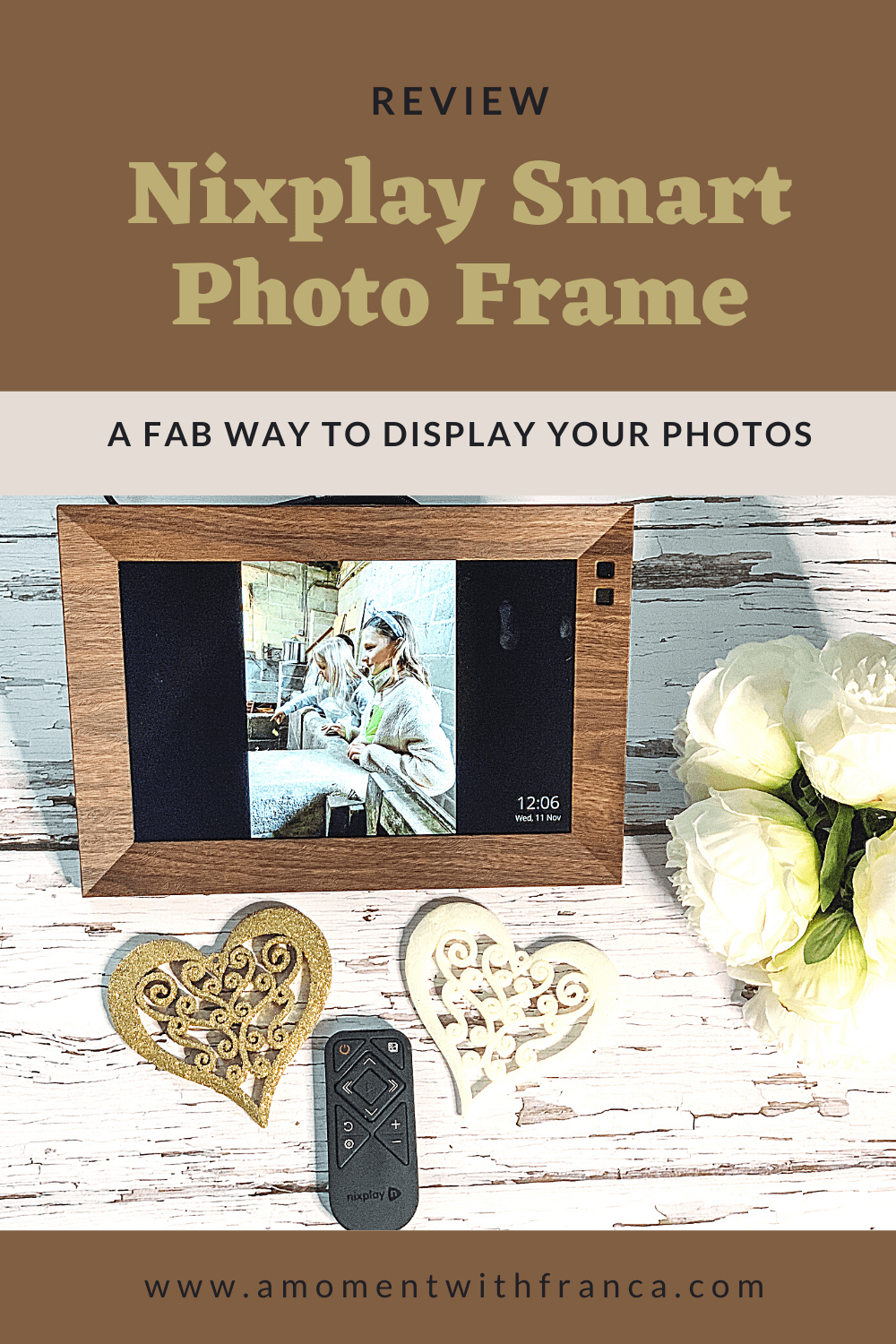 Nixplay Smart Photo Frame A Fab Way To Display Your Photos • A Moment