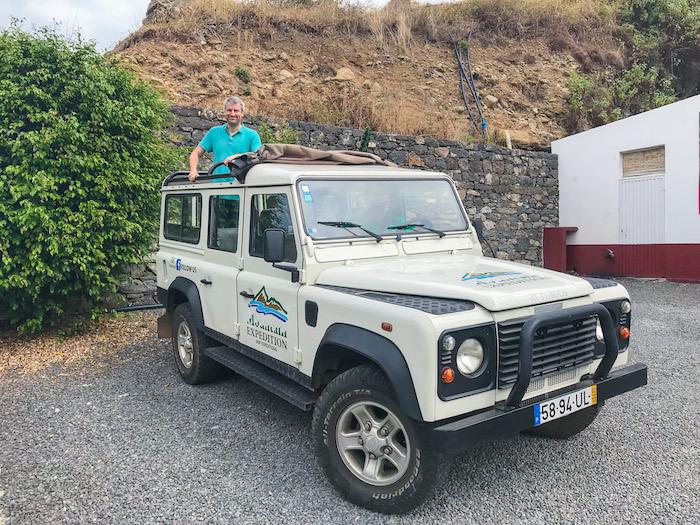 Madeira Jeep Safari Tour - Nick on the jeep