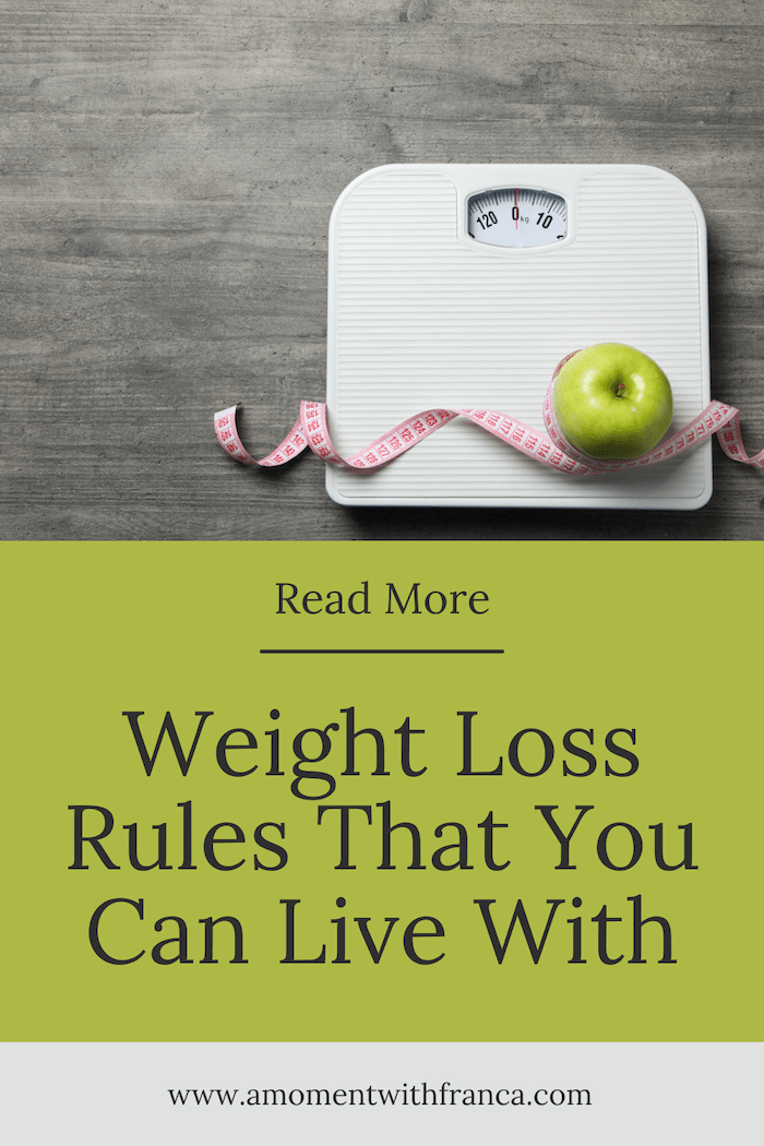 Weight Loss Rules That You Can Live With
