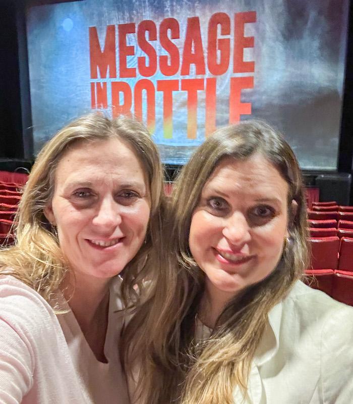 Message In A Bottle - Franca with Friend