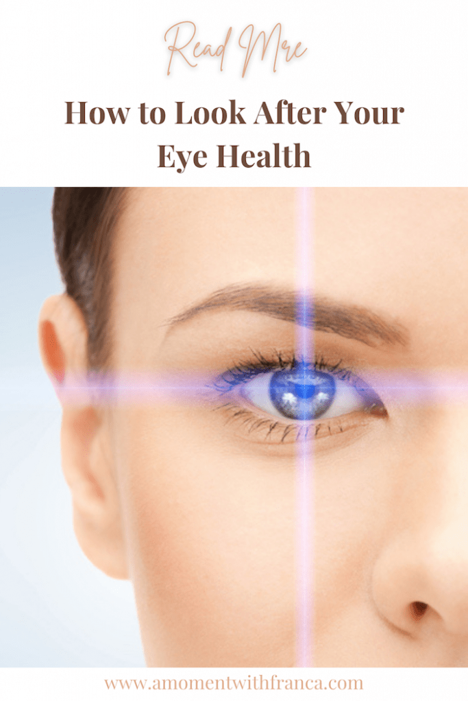 How to Look After Your Eye Health Pinterest Pin