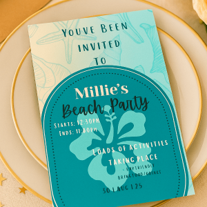Invitation for a Beach Party