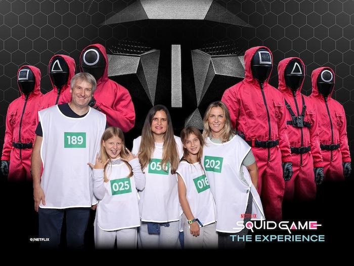 Squid Game Immersive Experience London Professional Photo with game background
