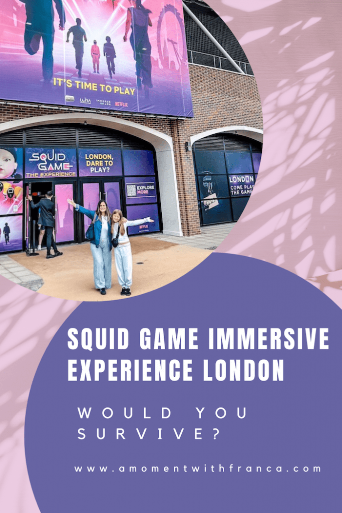 Squid Game Immersive Experience London Pinterest Pin