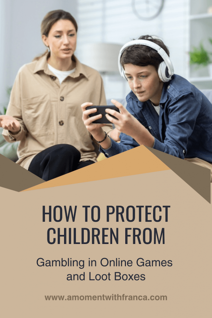 How to Protect Children from Gambling in Online Games and Loot Boxes Pinterest Pin