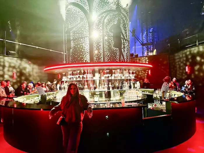 Come Alive! The Greatest Showman the bar