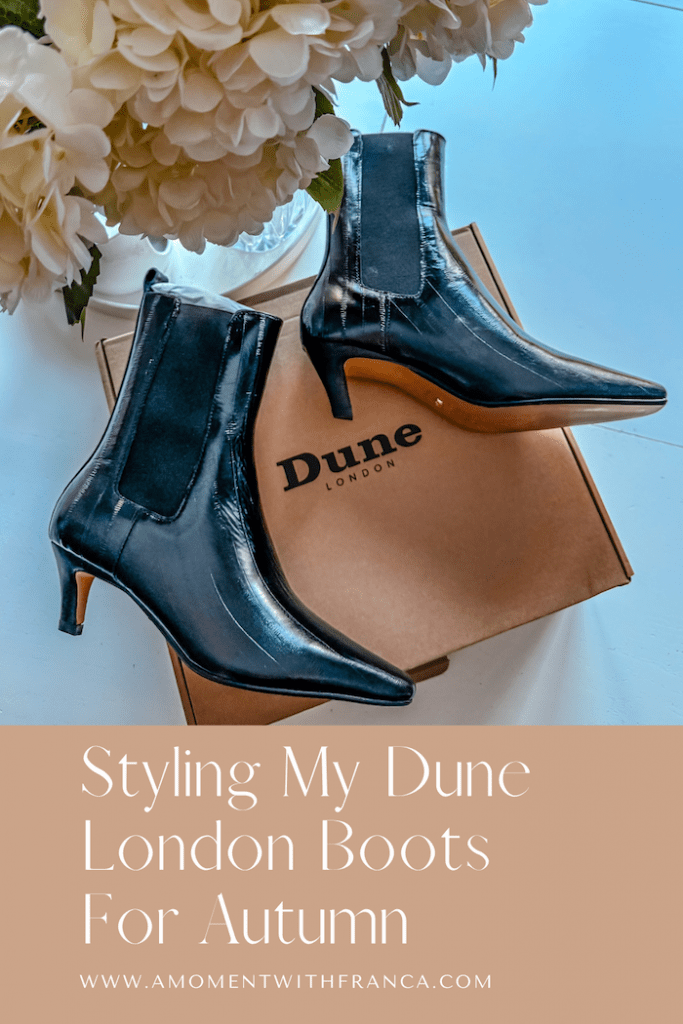 Styling My Dune London Boots For Autumn Pinterest Pin