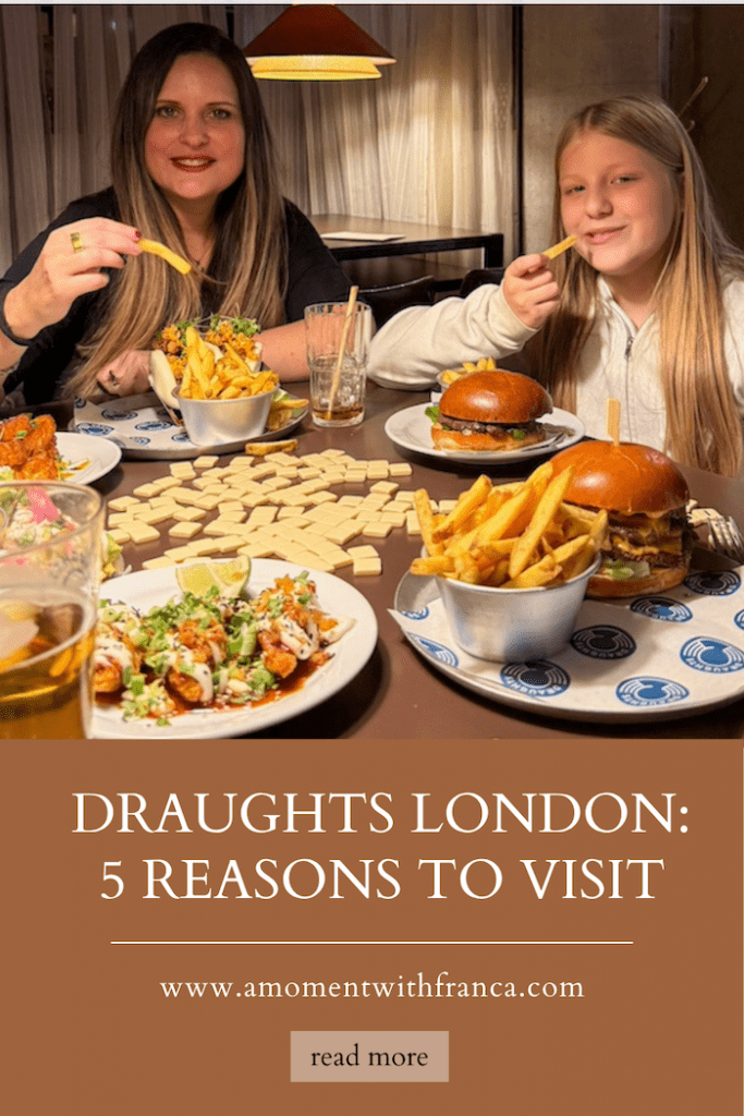 Discover Draughts London: 5 Reasons It’s Worth a Visit Pinterest Pin