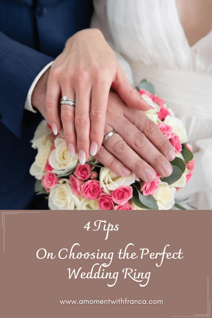 Tips On Choosing the Perfect Wedding Ring Pinterest Pin