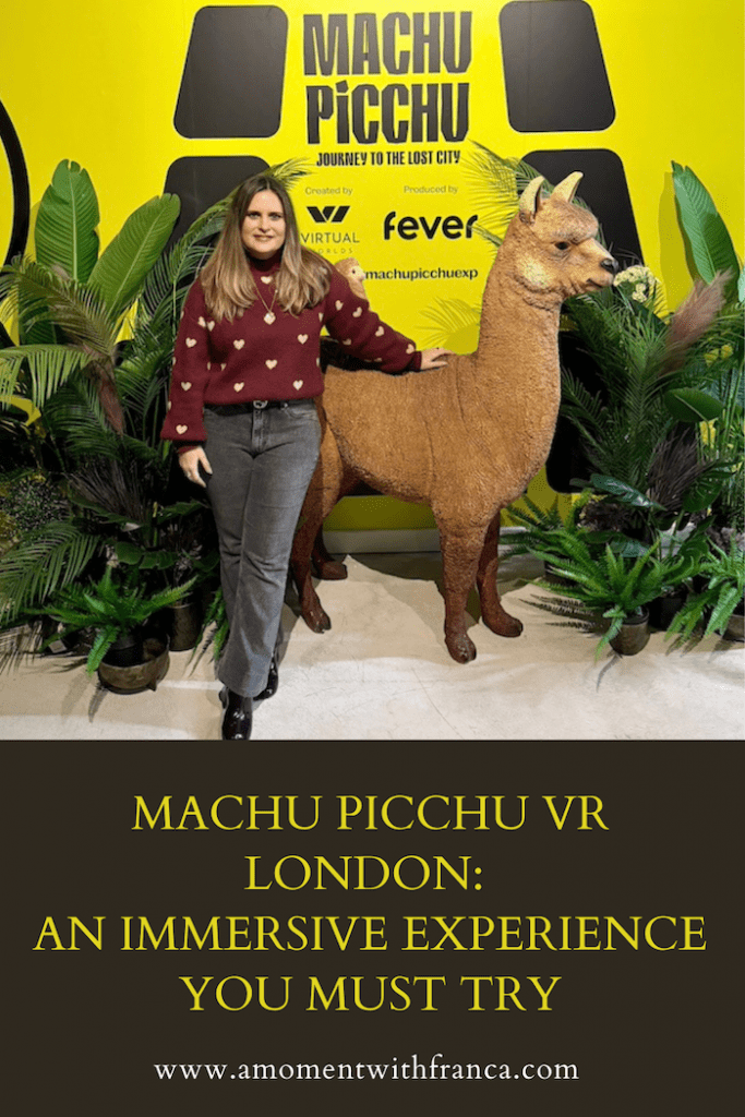 Machu Picchu VR London: An Immersive Experience You Must Try Pinterest Pin