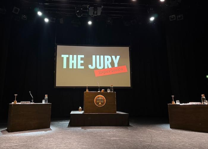 The Jury Experience stage