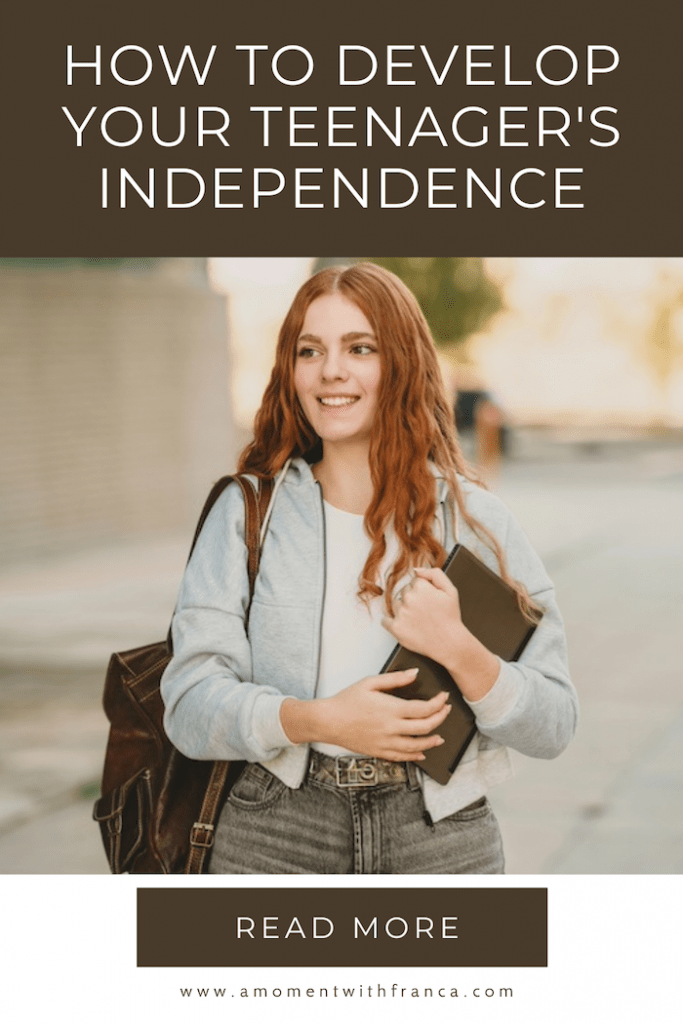 How to Develop Your Teenager's Independence Pinterest Pin