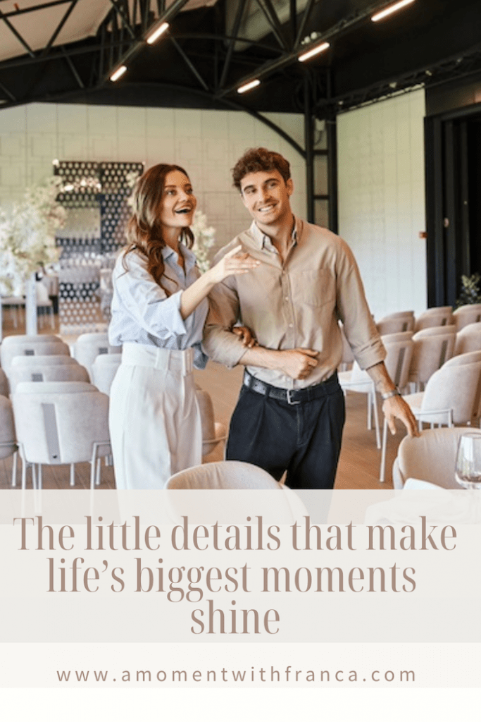 The little details that make life’s biggest moments shine Pinterest Pin