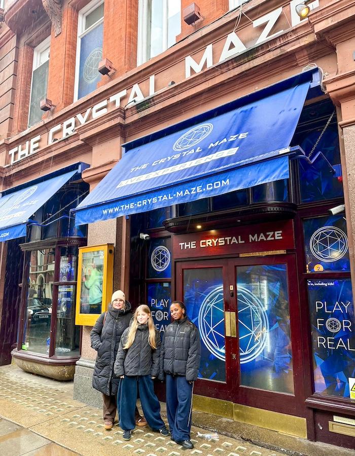 The Crystal Maze LIVE Experience: A Fun London Adventure for Families & Friends. Photo at the entrance