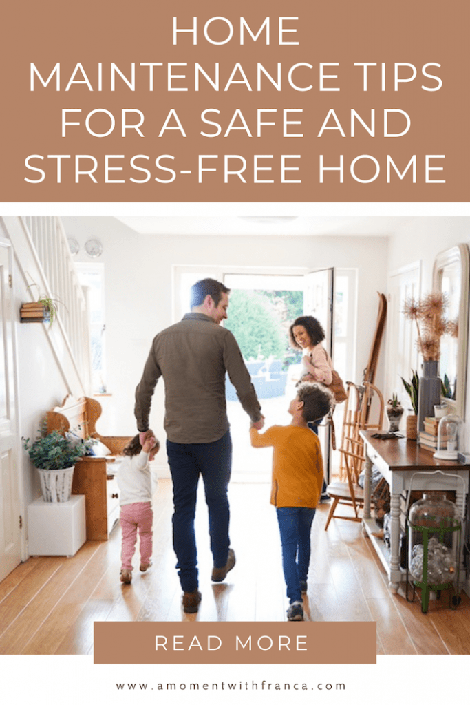 Home Maintenance Tips for a Safe and Stress-Free Home Pinterest Pin