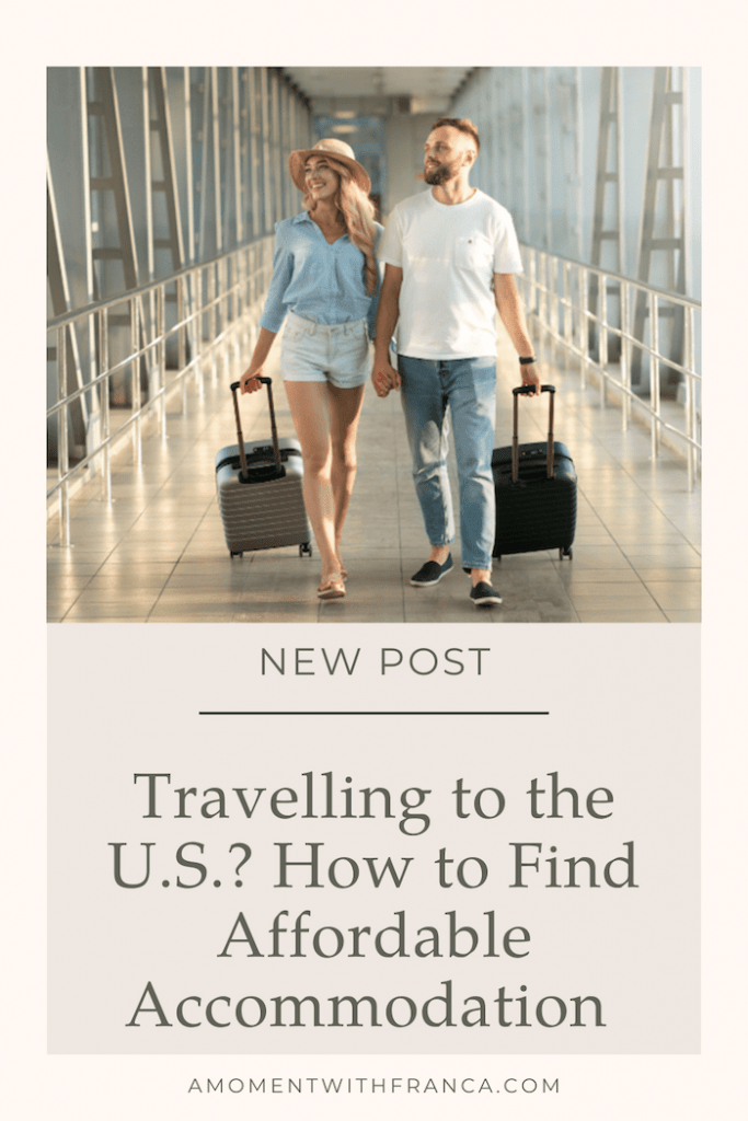 Travelling to the U.S.? How to Find Affordable Accommodation in Any City Pinterest Pin