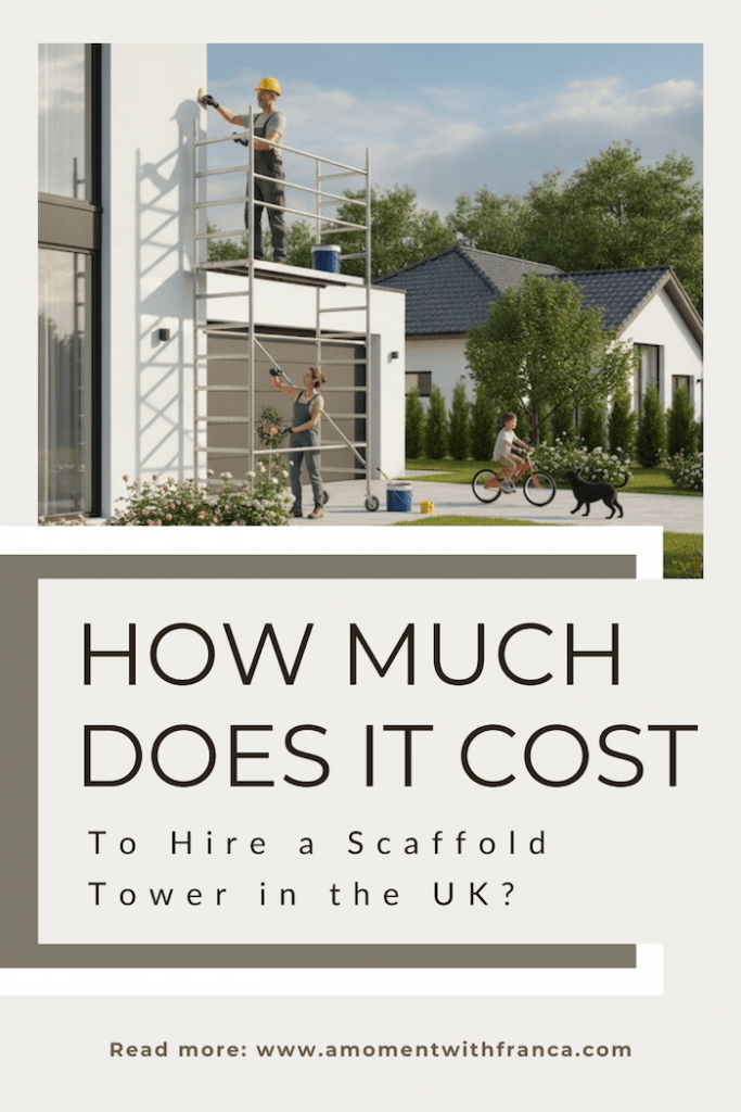 How Much Does It Cost to Hire a Scaffold Tower in the UK? Pinterest Pin