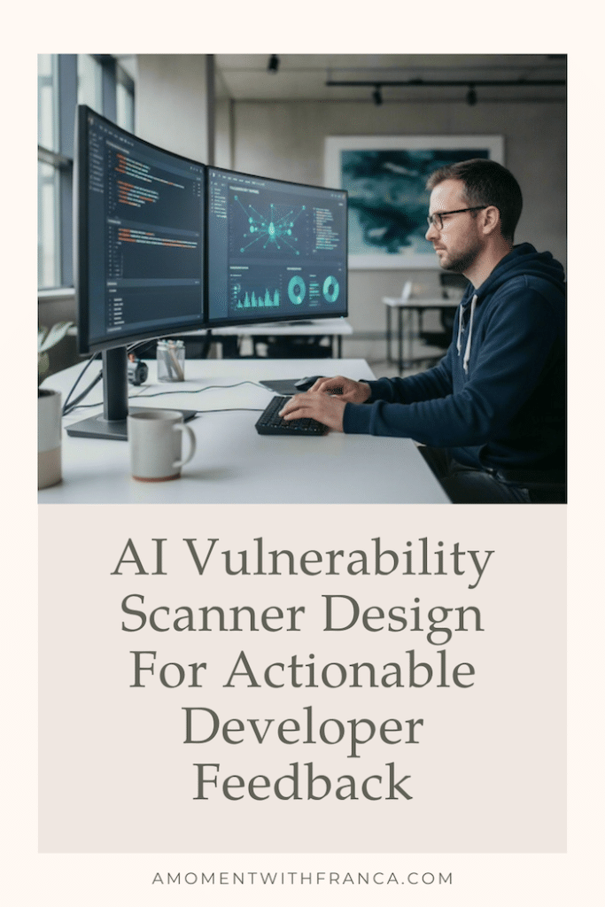 AI Vulnerability Scanner Design For Actionable Developer Feedback Pinterest Pin